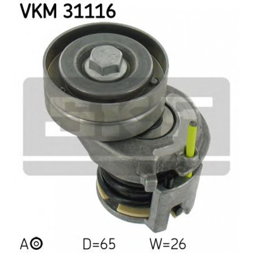 VKM 31116 SKF Ролик модуля натягувача ременя